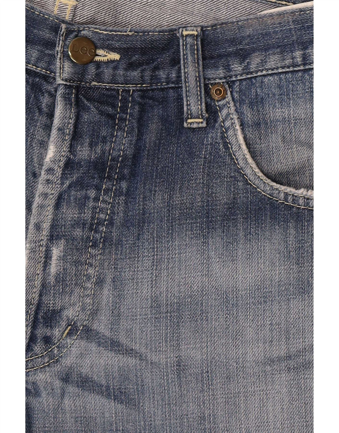 Jeans dritti Lee Freeburn da uomo W34 L30 cotone blu