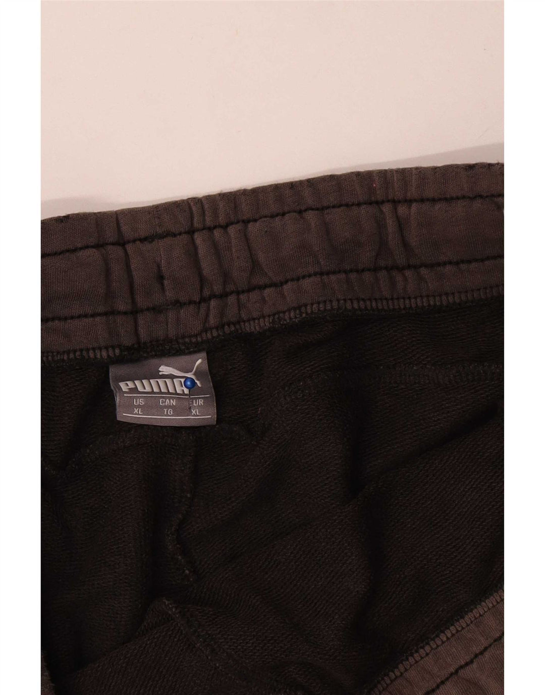 Pantaloncini sportivi da uomo Puma XL in cotone nero