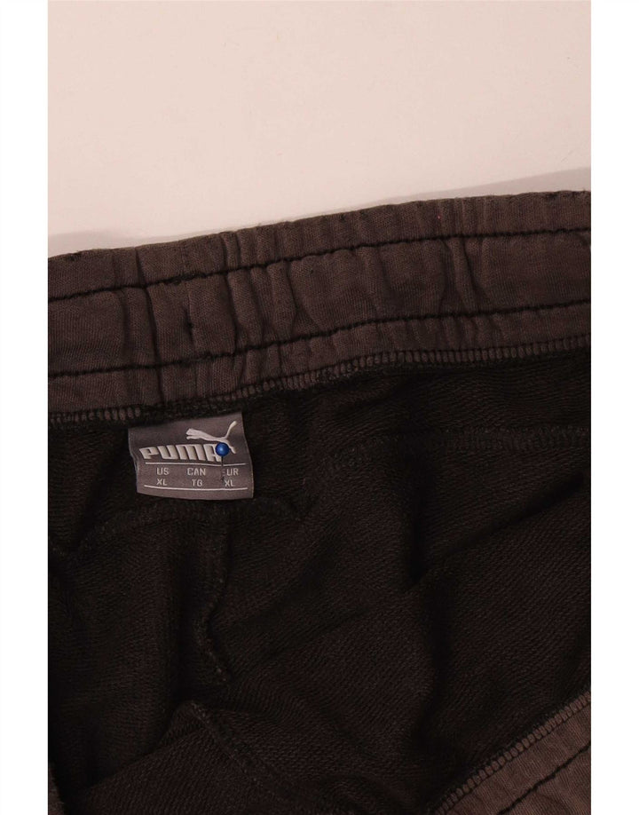 Pantaloncini sportivi da uomo Puma XL in cotone nero