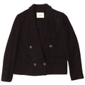 Giacca blazer doppiopetto vestibilità ampia da donna Iceberg IT 40 piccola nera
