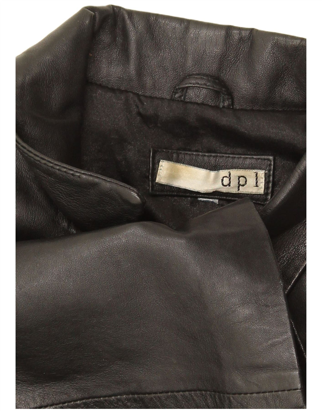 Giacca in pelle da donna DPL UK 12 media nera