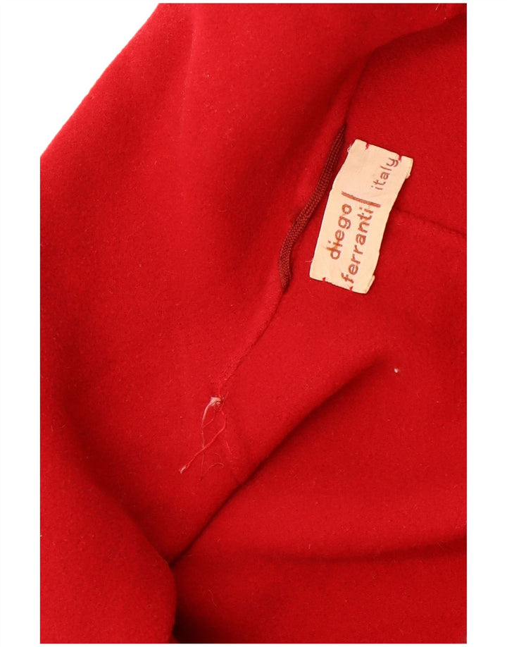 Soprabito vintage da donna UK 22 3XL rosso