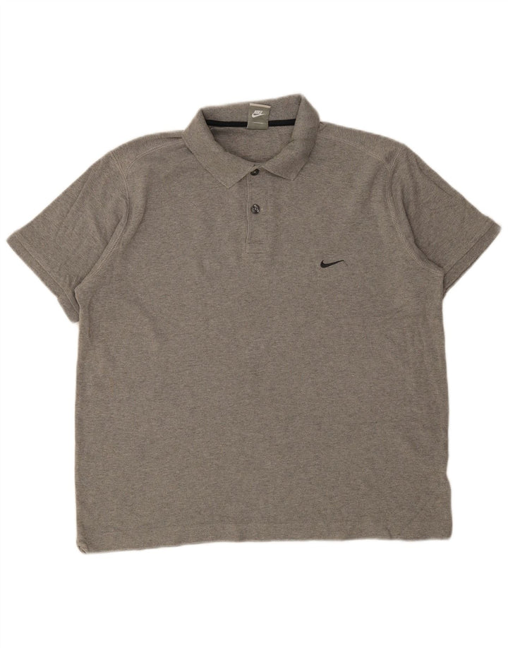NIKE Mens Polo Shirt UK 45/47 XL Grey