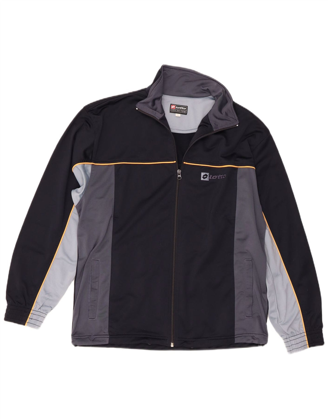 Giacca sportiva da uomo Lotto a blocchi di colore medio blu navy