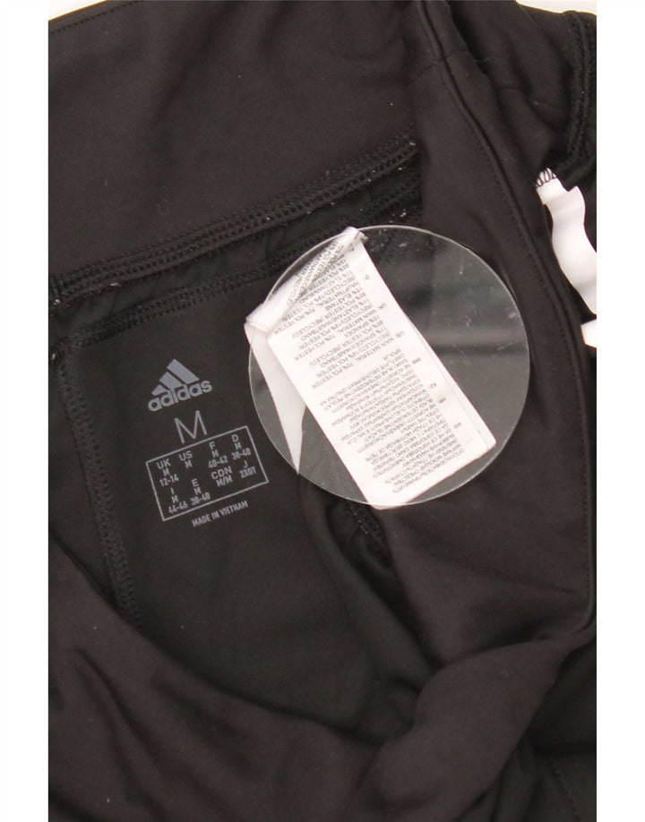 Pantaloncini sportivi Adidas da donna UK 12/14 Medium Nero Poliestere