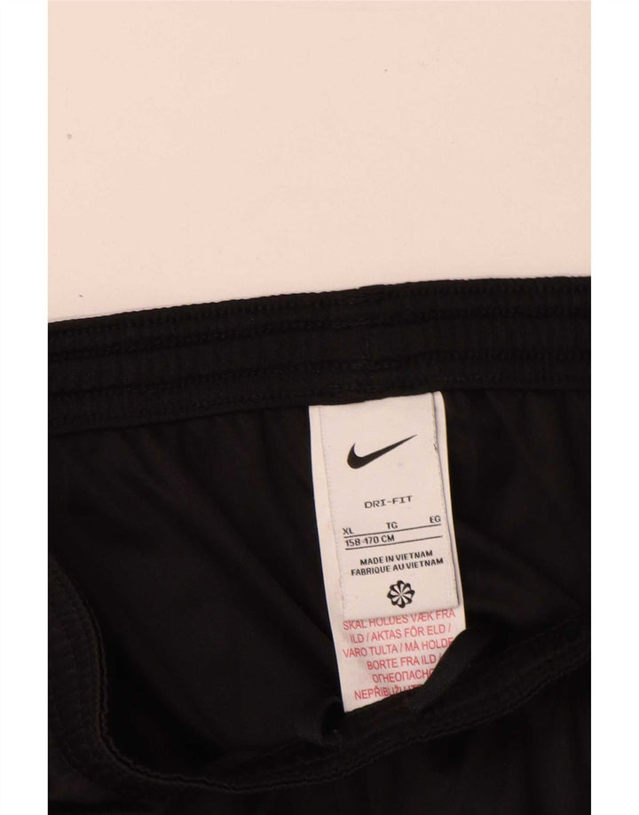 Pantaloncini sportivi Nike da ragazzo Dri Fit 13-14 anni XL poliestere nero