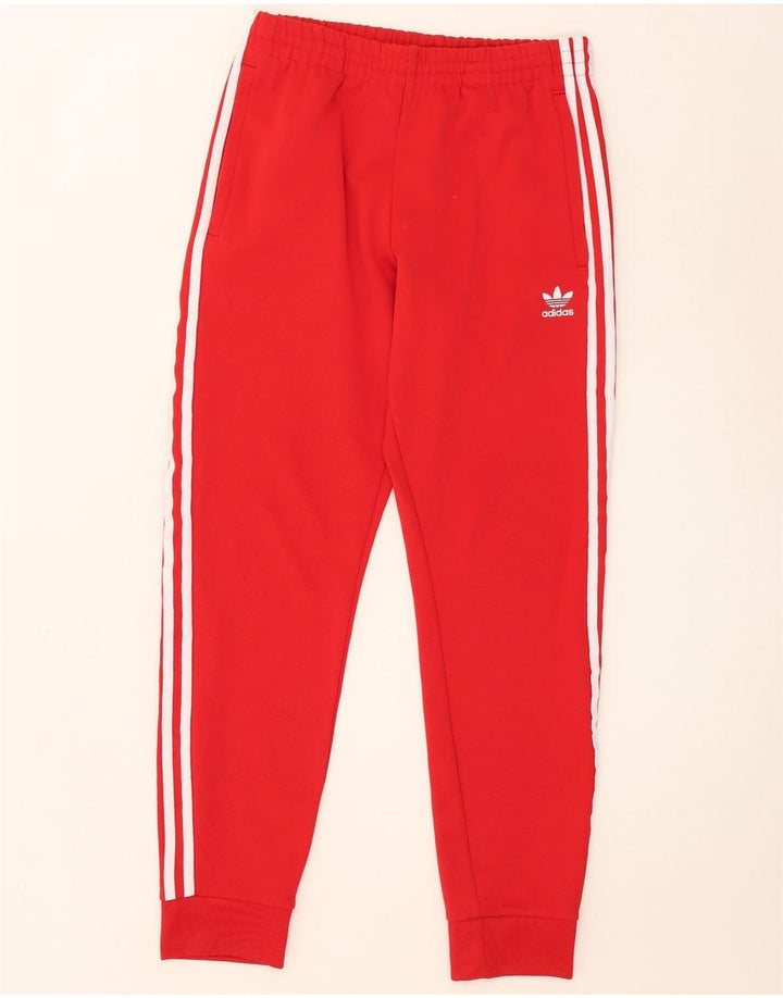 Pantaloni da tuta da uomo Adidas Aeroready Joggers poliestere rosso medio