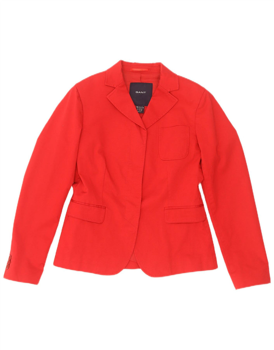 Giacca blazer da donna Gant UK 12 cotone rosso medio