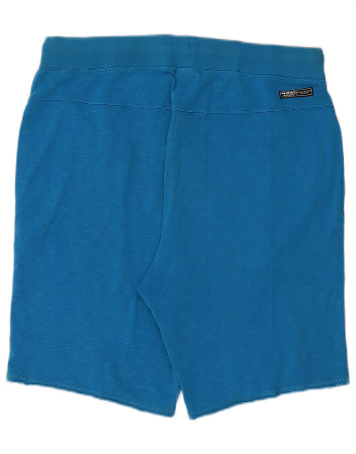 Pantaloncini sportivi grafici da uomo Errea XL in cotone blu