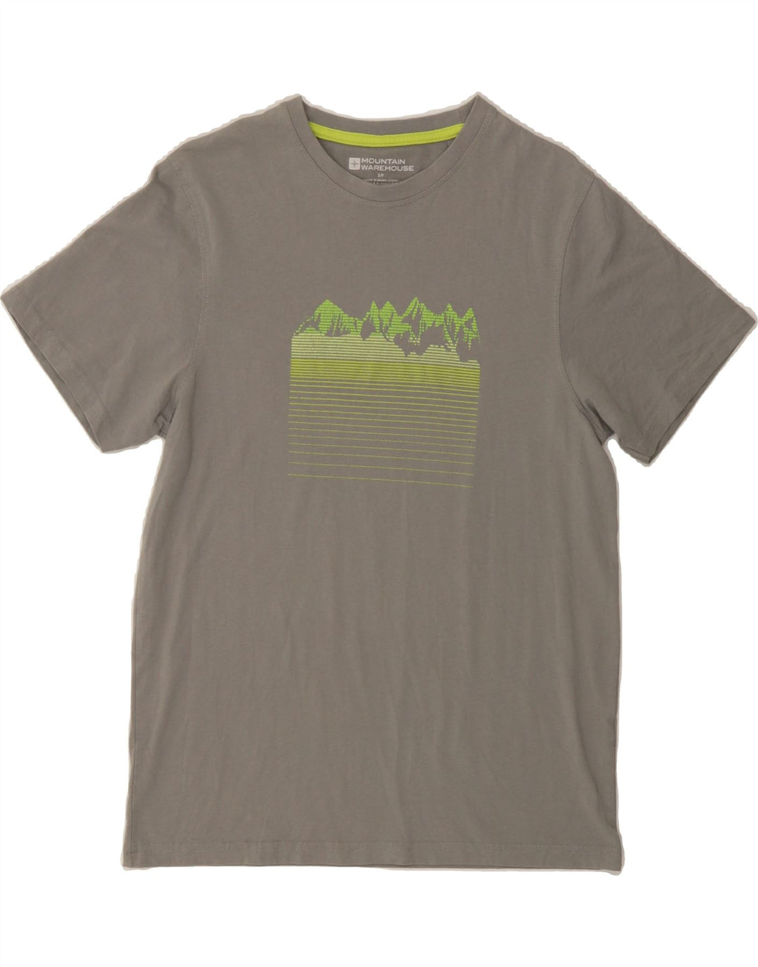 MOUNTAIN WAREHOUSE Mens Graphic T-Shirt Top Small Grey Vintage Mountain Warehouse and Second-Hand Mountain Warehouse from Messina Hembry 