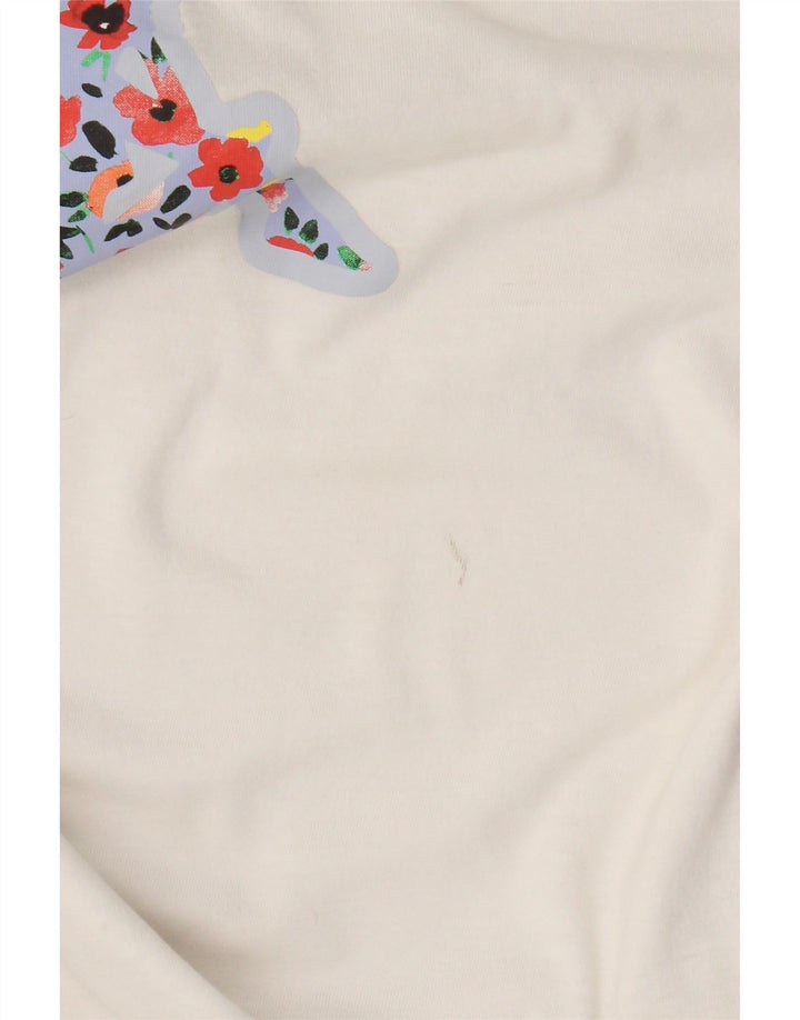 Maglietta grafica da donna Kappa Top UK 20 2XL Bianca