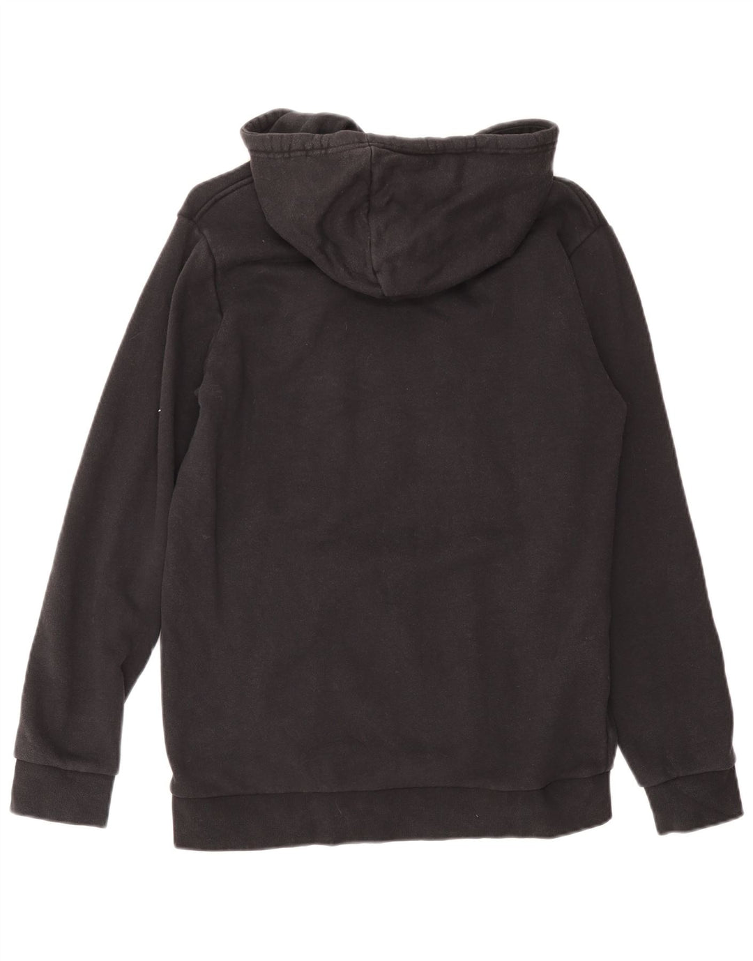 Felpa con cappuccio grafica da uomo Adidas, cotone medio nero