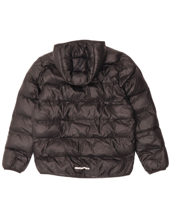 Giacca imbottita con cappuccio Adidas da ragazzo 13-14 anni in poliestere nero