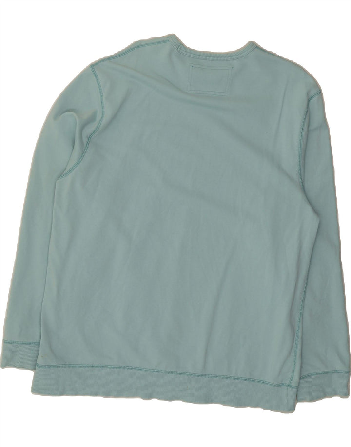 IZOD Mens Salt Water Sweatshirt Jumper XL Turquoise Vintage Izod and Second-Hand Izod from Messina Hembry 
