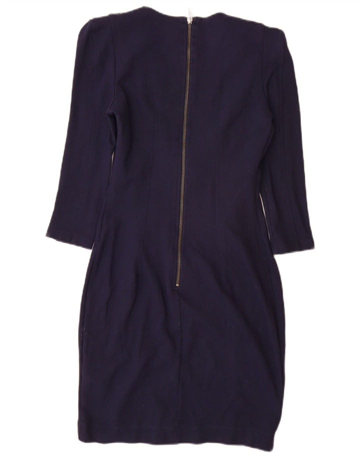 Abito tubino con maniche a 3/4 da donna French Connection UK 12 Blu navy medio
