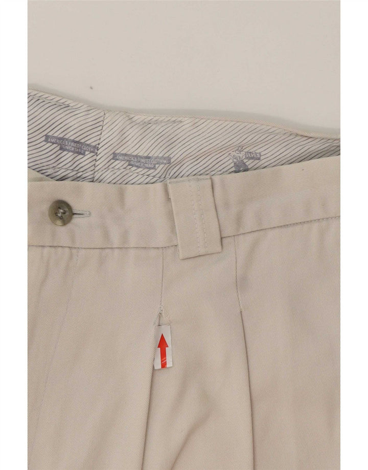 Pantaloni chino con pegging da uomo Levi's W32 L30 in cotone bianco sporco
