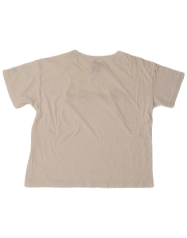 T-shirt grafica corta da donna Champion UK 14 Medium White