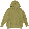 Maglione con cappuccio oversize da donna NIKE UK 14 cotone verde medio