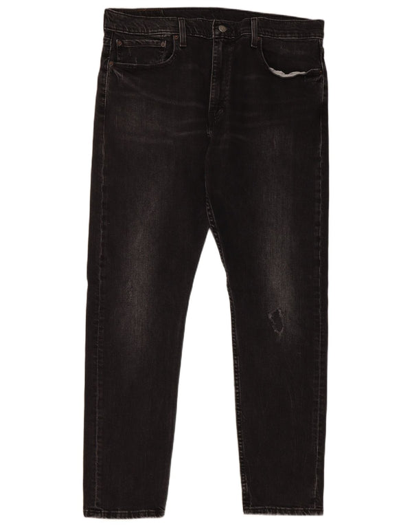 Levi's Mens 512 Lo-Ball Slim Tapered Jeans W36 L32 Black Cotton
