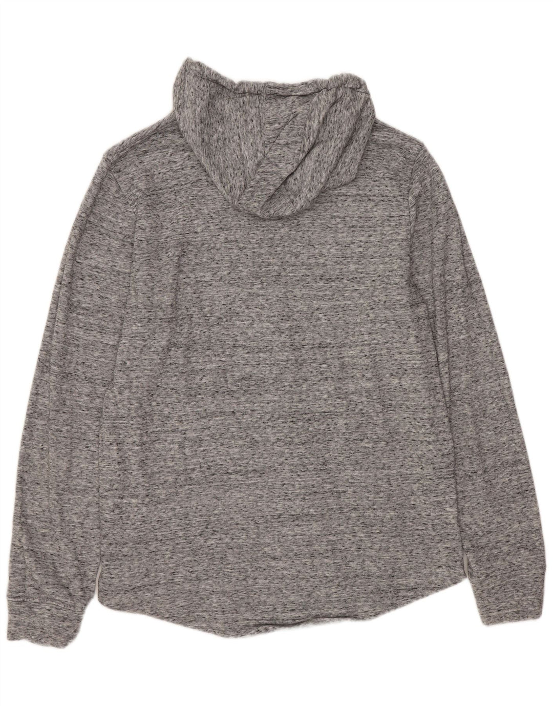 Felpa con cappuccio grafica da uomo Under Armour in cotone chiazzato grigio medio