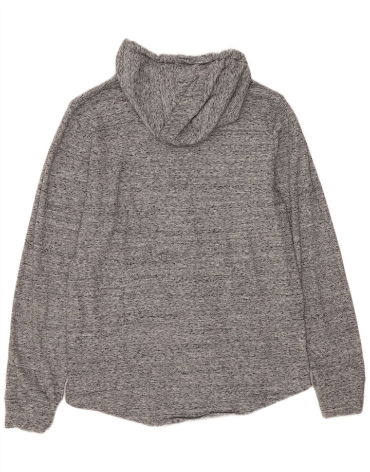 Felpa con cappuccio grafica da uomo Under Armour in cotone chiazzato grigio medio