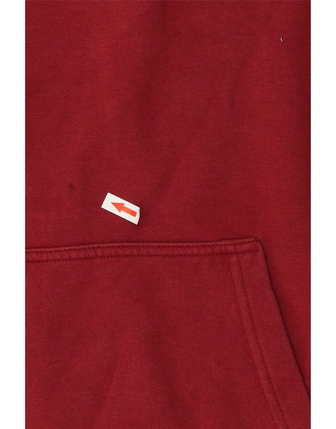 Maglia con cappuccio Nike da uomo in cotone bordeaux medio