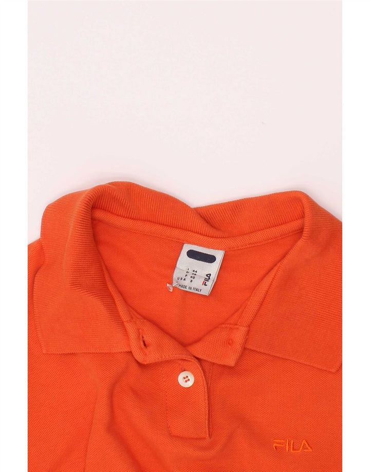 Polo corta da donna Fila IT 44 arancione medio