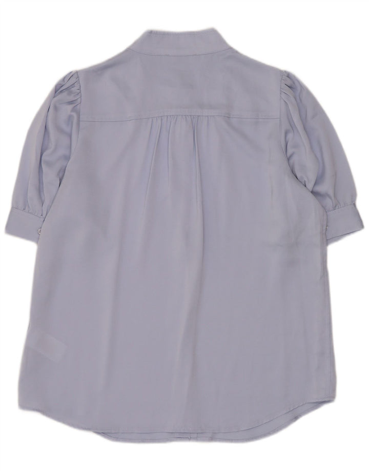 Dkny Camicetta oversize da donna a 1/2 maniche UK 8 Small Lilla Poliestere