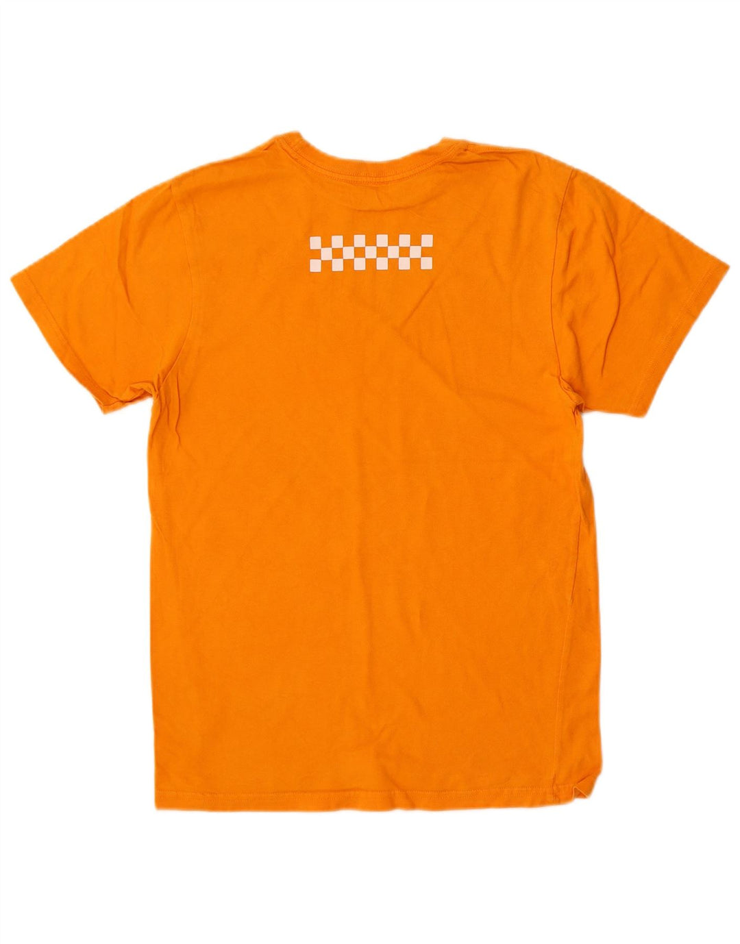 T-shirt grafica personalizzata da uomo Vans Top Small in cotone arancione