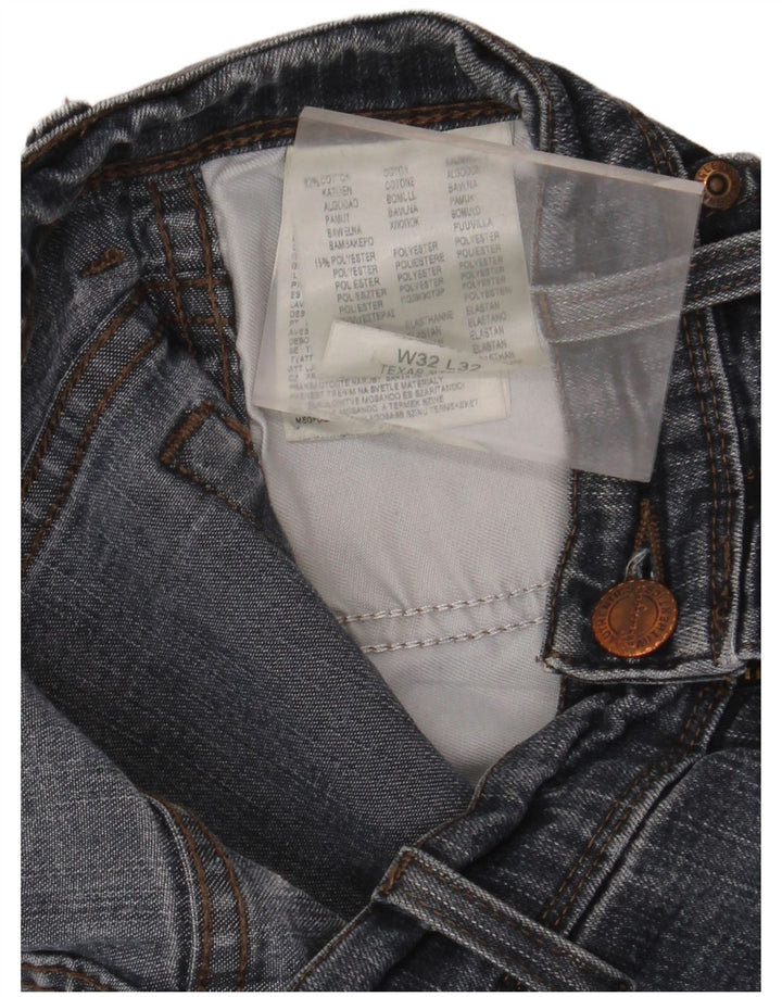 WRANGLER Jeans dritti elasticizzati Texas da uomo W32 L32 cotone blu