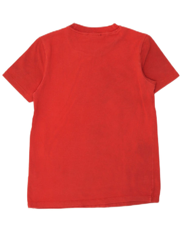 T-shirt grafica da donna Adidas Top UK 8 Small in cotone rosso