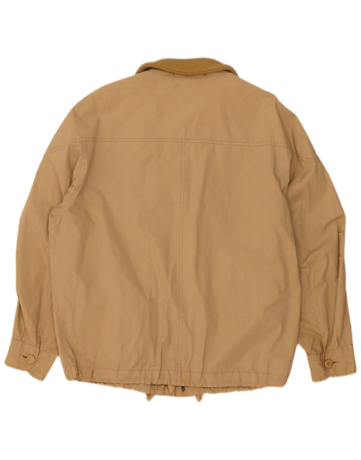 Giubbotto bomber da uomo Seventy UK 38 Cotone beige medio