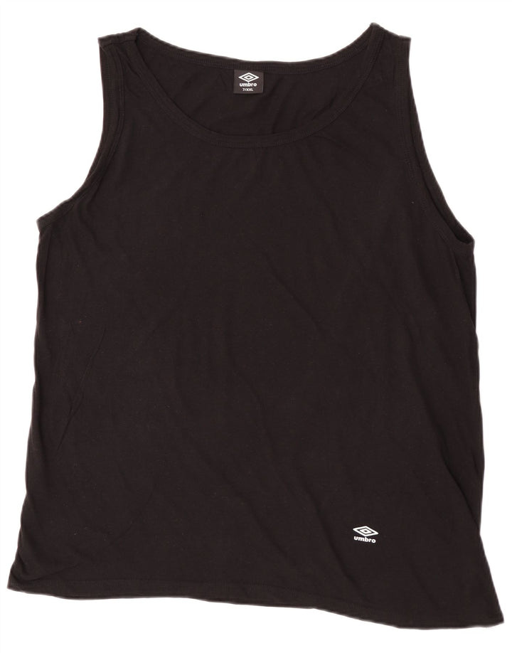 Canotta da uomo Umbro 2XL cotone nero