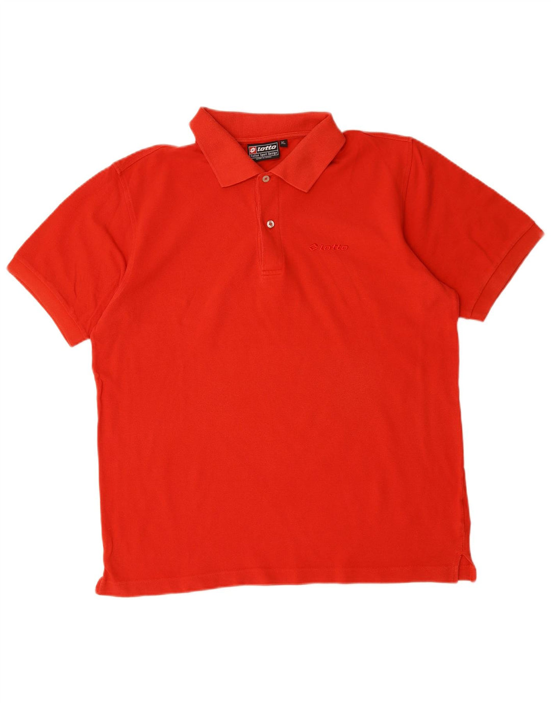 Polo da uomo LOTTO XL in cotone rosso