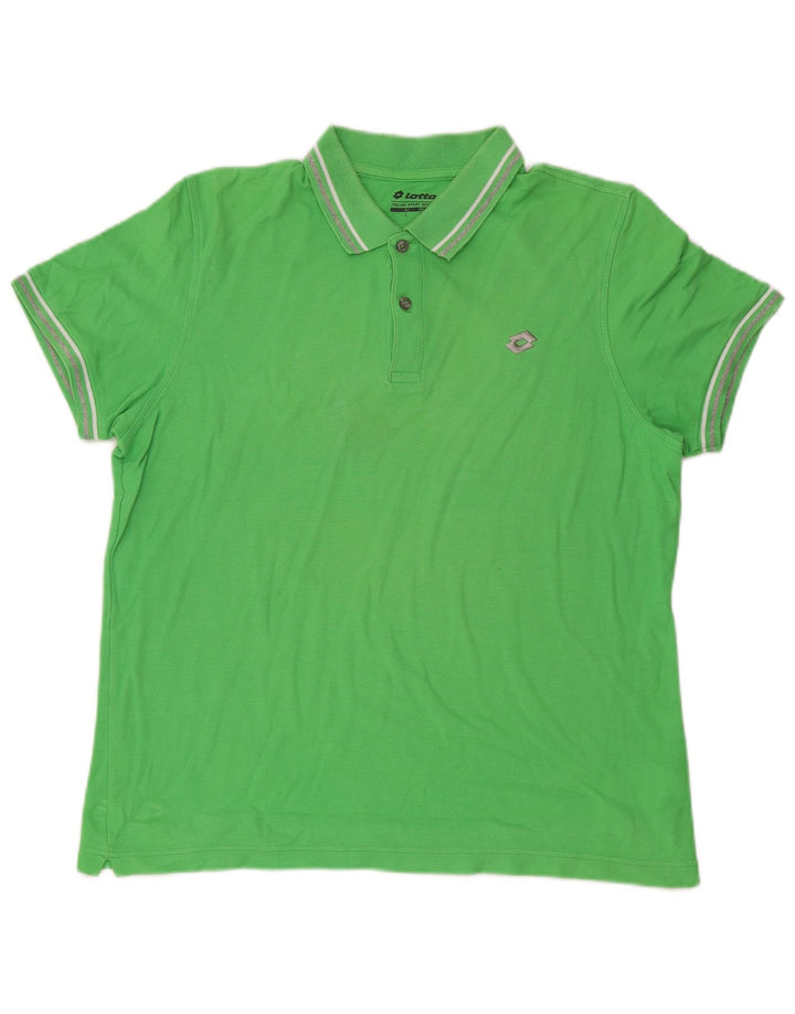 Polo Uomo Lotto Large Verde Cotone