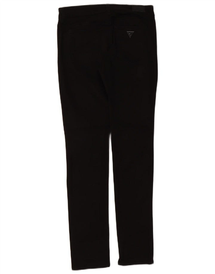 Jeans Guess Slim a sigaretta da donna W27 L30 cotone nero