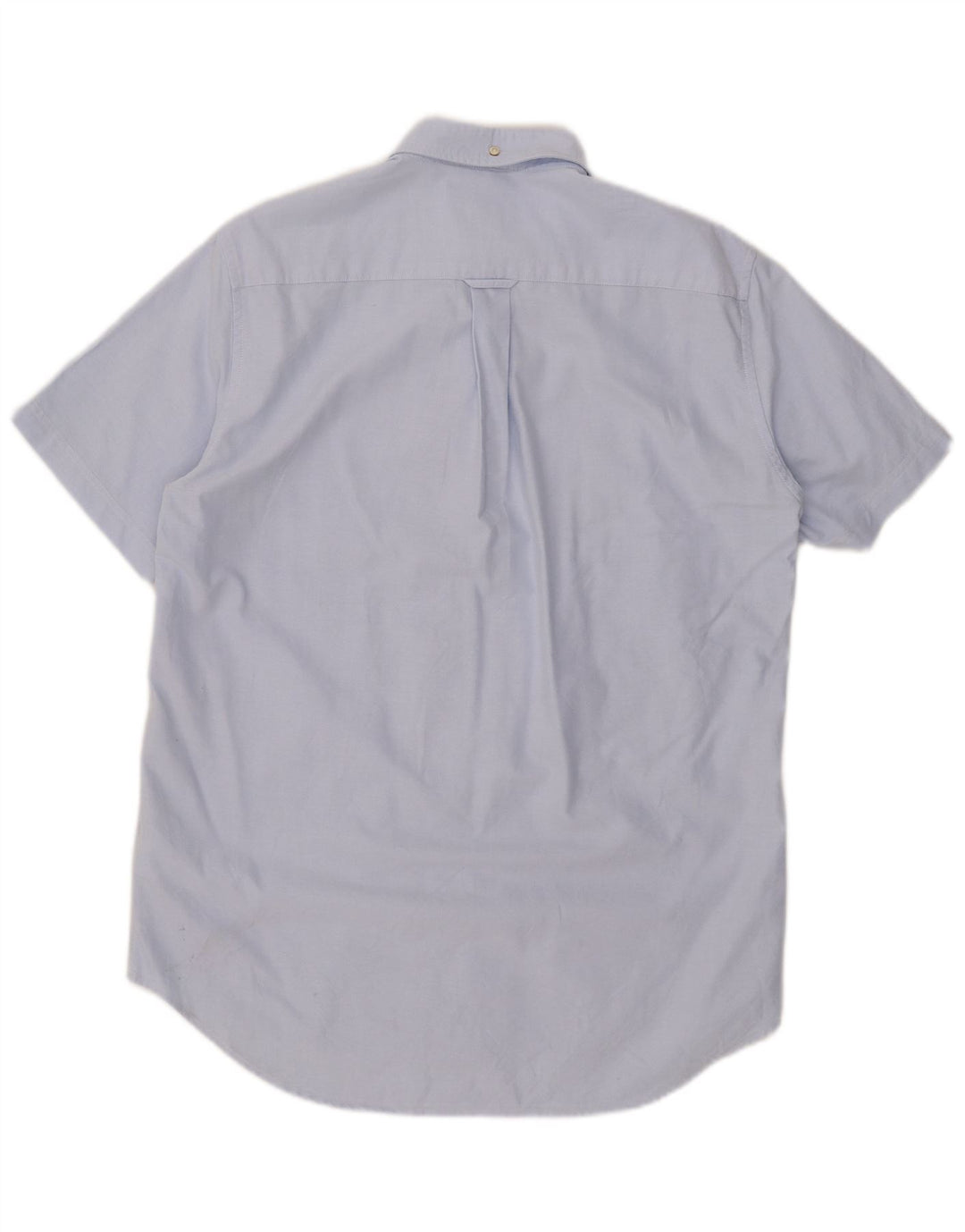 Gant Camicia da uomo a maniche corte vestibilità regolare taglia 39 cotone blu medio