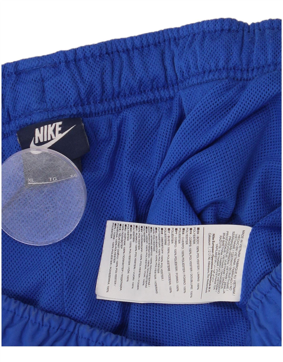 Pantaloncini sportivi Nike da uomo con grafica XL blu poliestere
