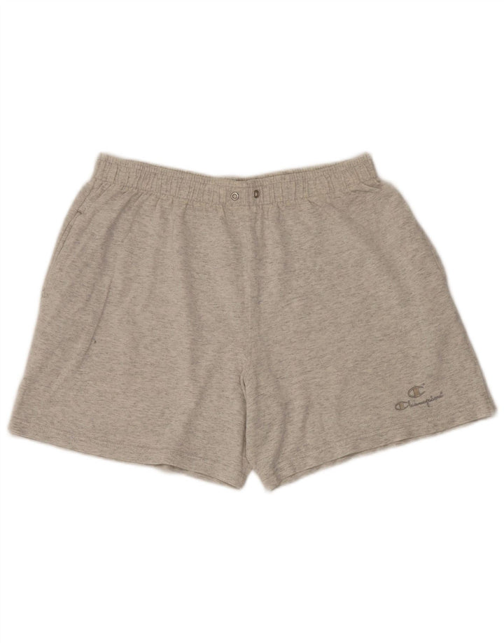 Pantaloncini sportivi da uomo Champion di grandi dimensioni in cotone chiazzato grigio
