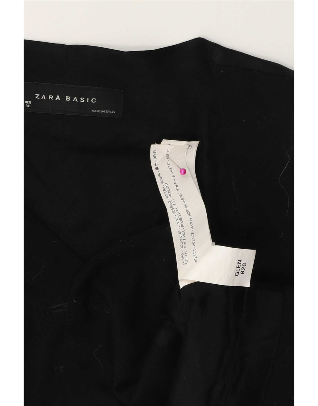 Gilet Zara da donna UK 14 grande nero