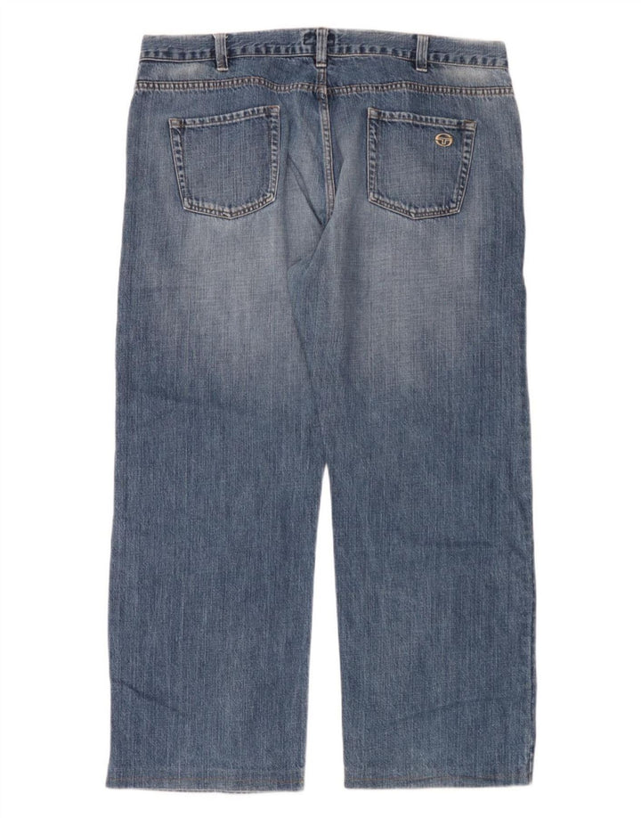 Jeans larghi da uomo Sergio Tacchini W40 L30 cotone blu