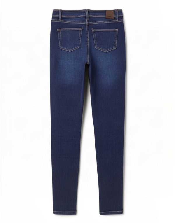 Jeans skinny da donna Bench UK 10 piccoli W27 L30 cotone blu navy