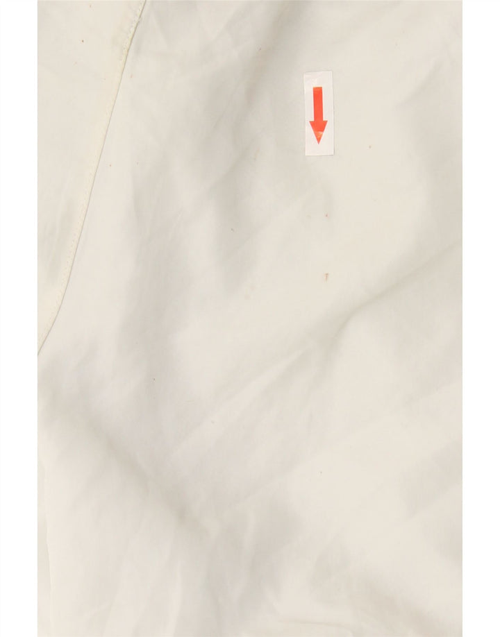 Pantaloncini sportivi Adidas Climacool da uomo, poliestere color block bianco medio