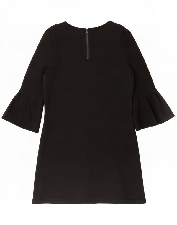 Abito a trapezio da donna con maniche a 3/4 Sun68 UK 10 piccolo cotone nero