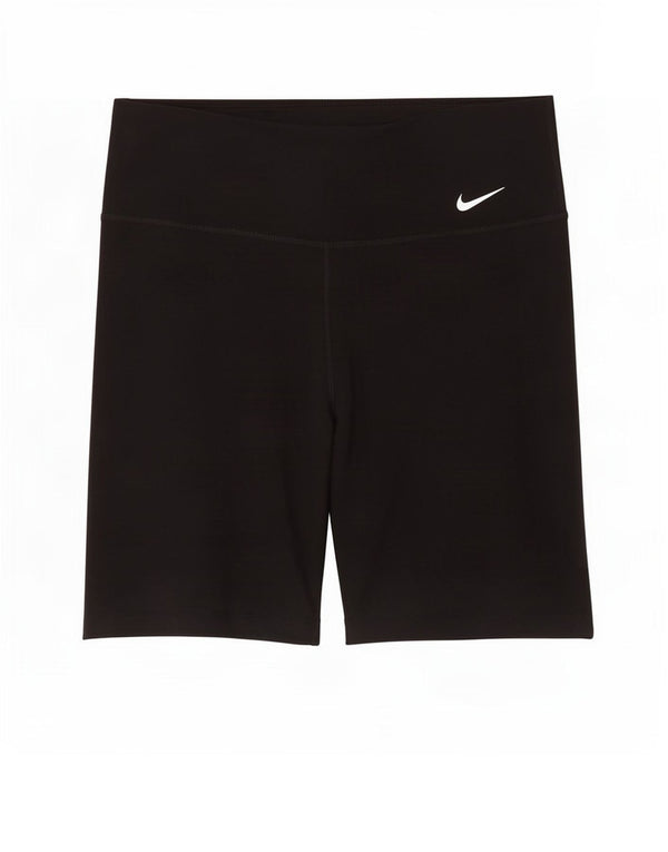 Pantaloncini sportivi Nike da donna Dri Fit UK 10 piccoli poliestere nero