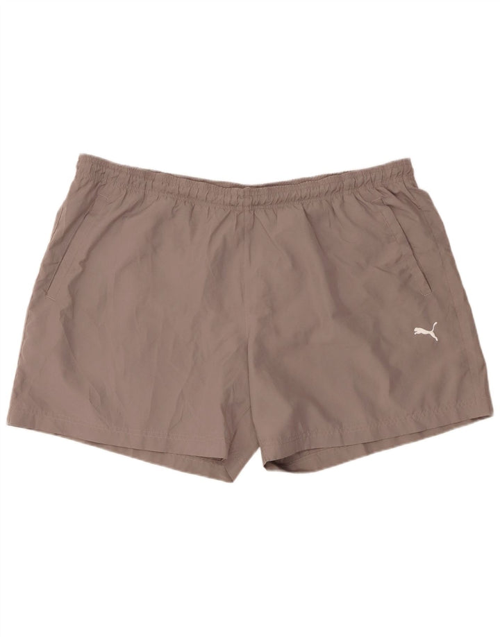 Pantaloncini sportivi PUMA da uomo 2XL Grigi