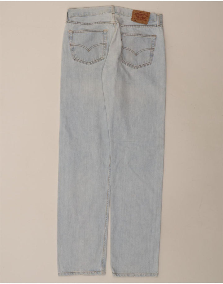 LEVI'S Jeans dritti da uomo 501 W34 L36 cotone blu