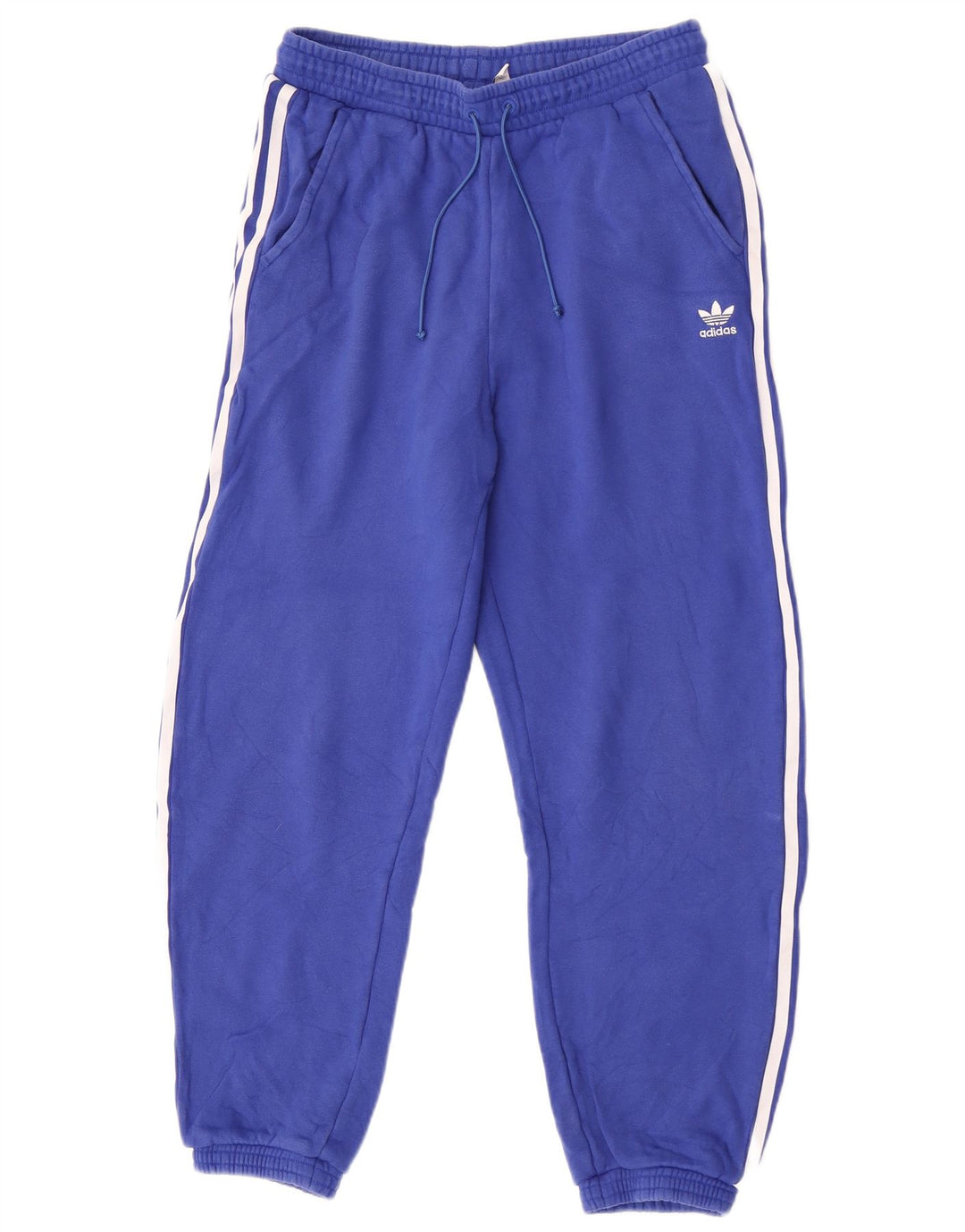 Pantaloni da tuta da donna Adidas Joggers UK 12/14 Cotone blu medio