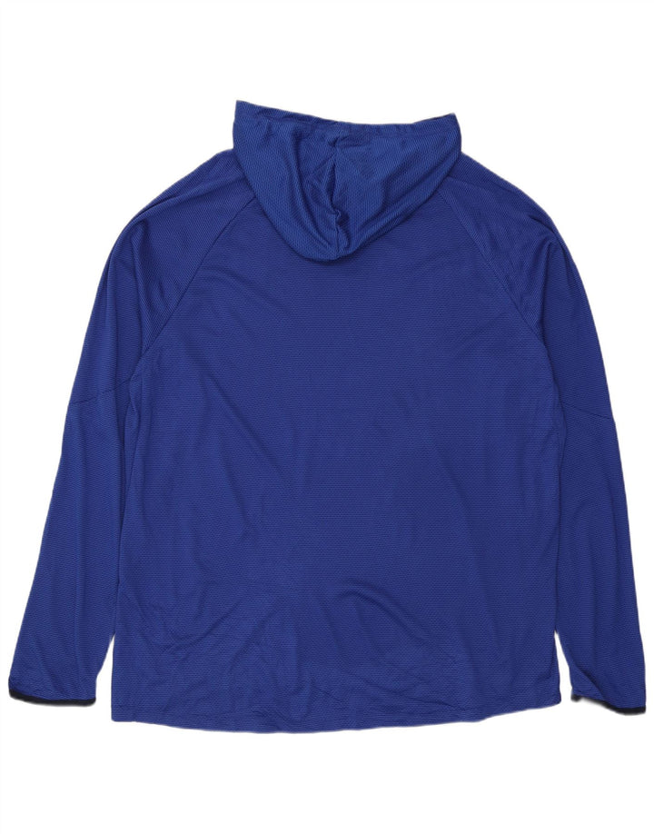 Top della tuta pullover con cappuccio Dri-Power da uomo Russell Athletic XL blu navy
