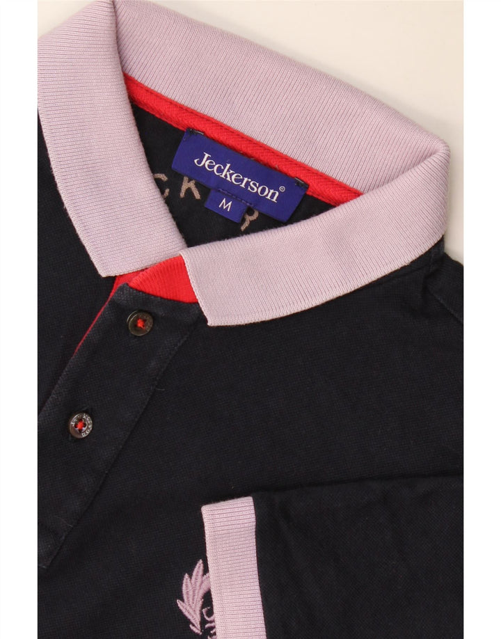 Polo da uomo Jeckerson medio blu navy